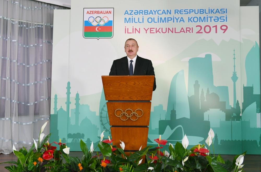 President Ilham Aliyev attends ceremony dedicated to 2019 sporting results (PHOTO)