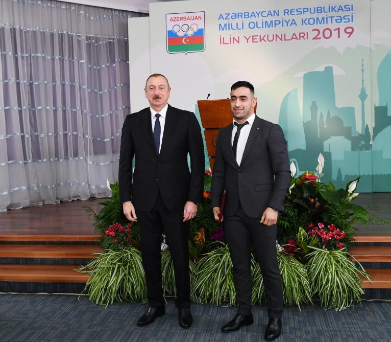 President Ilham Aliyev attends ceremony dedicated to 2019 sporting results (PHOTO)
