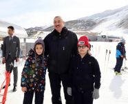 President Ilham Aliyev, First Lady Mehriban Aliyeva view work done at Shahdag Tourism Center (PHOTO/VIDEO) (UPDATE)