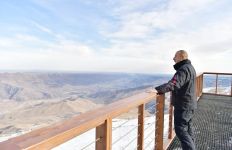 President Ilham Aliyev, First Lady Mehriban Aliyeva view work done at Shahdag Tourism Center (PHOTO/VIDEO) (UPDATE)