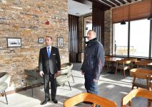 President Ilham Aliyev, First Lady Mehriban Aliyeva view work done at Shahdag Tourism Center (PHOTO/VIDEO) (UPDATE)