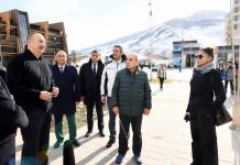 President Ilham Aliyev, First Lady Mehriban Aliyeva view work done at Shahdag Tourism Center (PHOTO/VIDEO) (UPDATE)