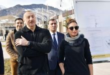 President Ilham Aliyev, First Lady Mehriban Aliyeva view work done at Shahdag Tourism Center (PHOTO/VIDEO) (UPDATE)