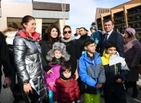 President Ilham Aliyev, First Lady Mehriban Aliyeva view work done at Shahdag Tourism Center (PHOTO/VIDEO) (UPDATE)