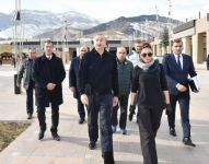 President Ilham Aliyev, First Lady Mehriban Aliyeva view work done at Shahdag Tourism Center (PHOTO/VIDEO) (UPDATE)