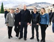 President Ilham Aliyev, First Lady Mehriban Aliyeva view work done at Shahdag Tourism Center (PHOTO/VIDEO) (UPDATE)