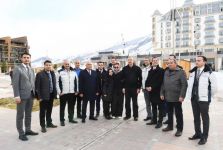 President Ilham Aliyev, First Lady Mehriban Aliyeva view work done at Shahdag Tourism Center (PHOTO/VIDEO) (UPDATE)