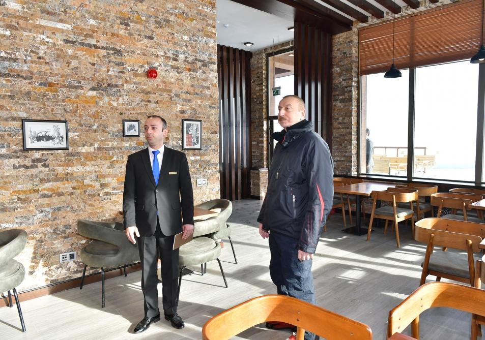 President Ilham Aliyev, First Lady Mehriban Aliyeva view work done at Shahdag Tourism Center (PHOTO/VIDEO) (UPDATE)