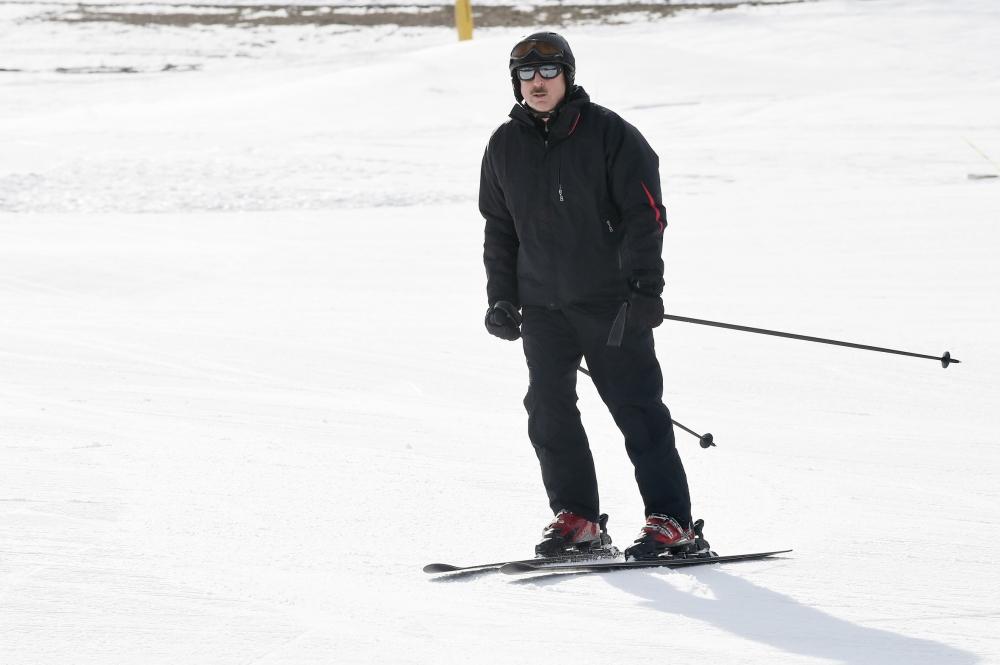 President Ilham Aliyev, First Lady Mehriban Aliyeva view work done at Shahdag Tourism Center (PHOTO/VIDEO) (UPDATE)