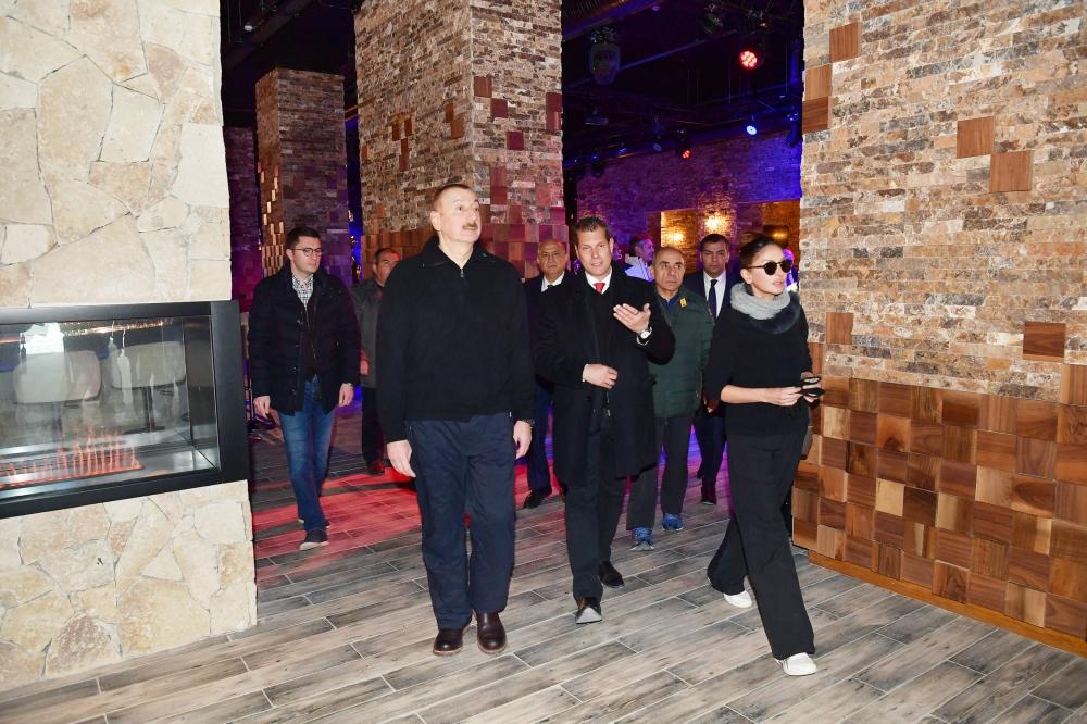 President Ilham Aliyev, First Lady Mehriban Aliyeva view work done at Shahdag Tourism Center (PHOTO/VIDEO) (UPDATE)