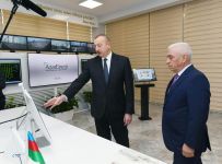 Azerbaijani president attends opening of “Mushfig”,“Zabrat” substations (PHOTO)