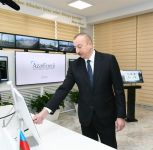 Azerbaijani president attends opening of “Mushfig”,“Zabrat” substations (PHOTO)