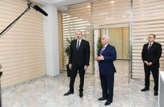 Azerbaijani president attends opening of “Mushfig”,“Zabrat” substations (PHOTO)
