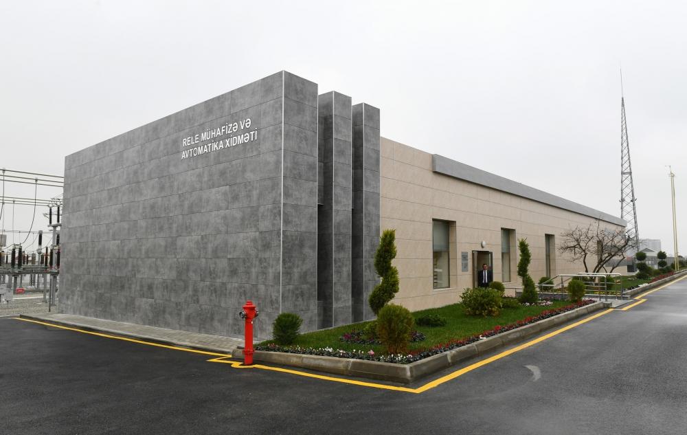 Azerbaijani president attends opening of “Mushfig”,“Zabrat” substations (PHOTO)