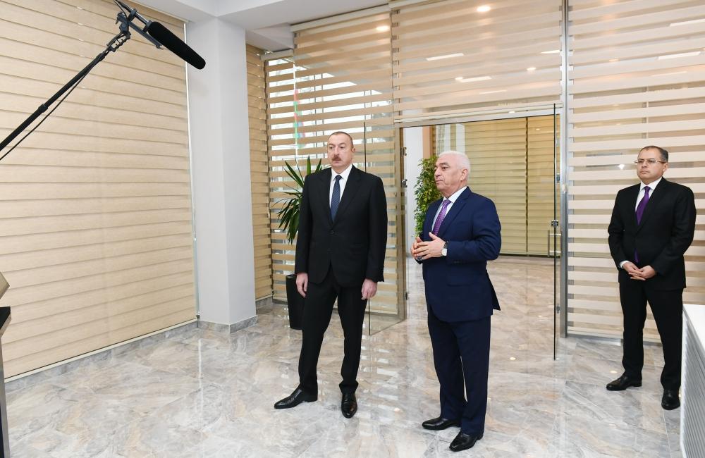 Azerbaijani president attends opening of “Mushfig”,“Zabrat” substations (PHOTO)