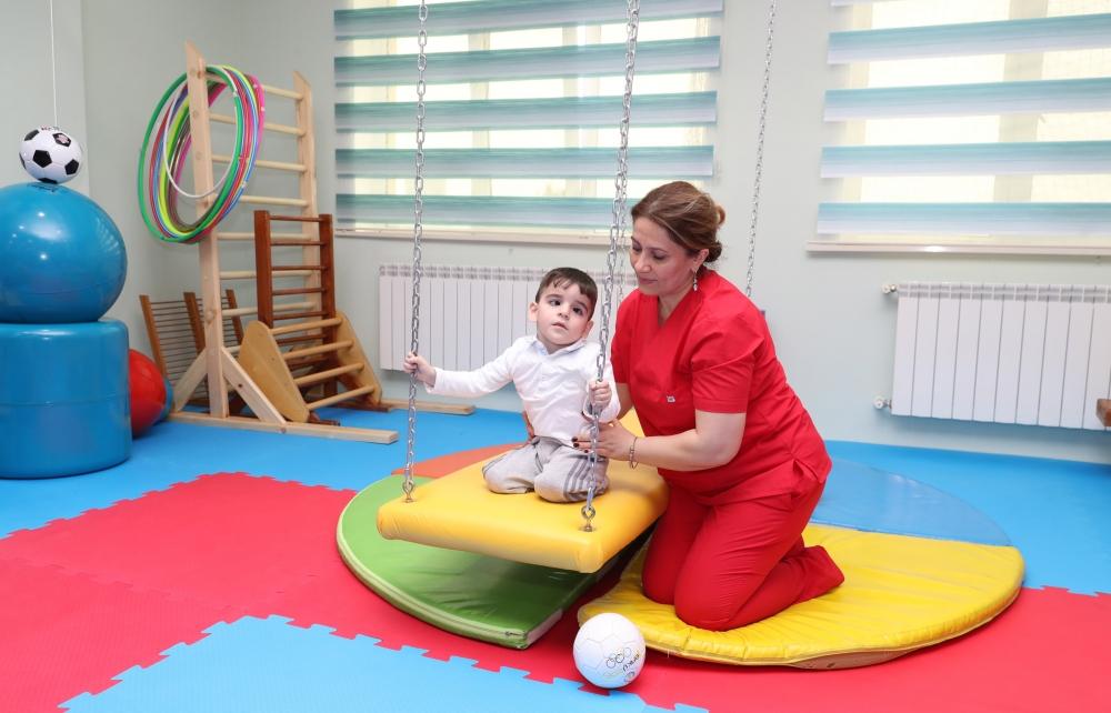 First Vice-President Mehriban Aliyeva viewed conditions created at reconstructed Children's Psycho-Neurological Center (PHOTO)