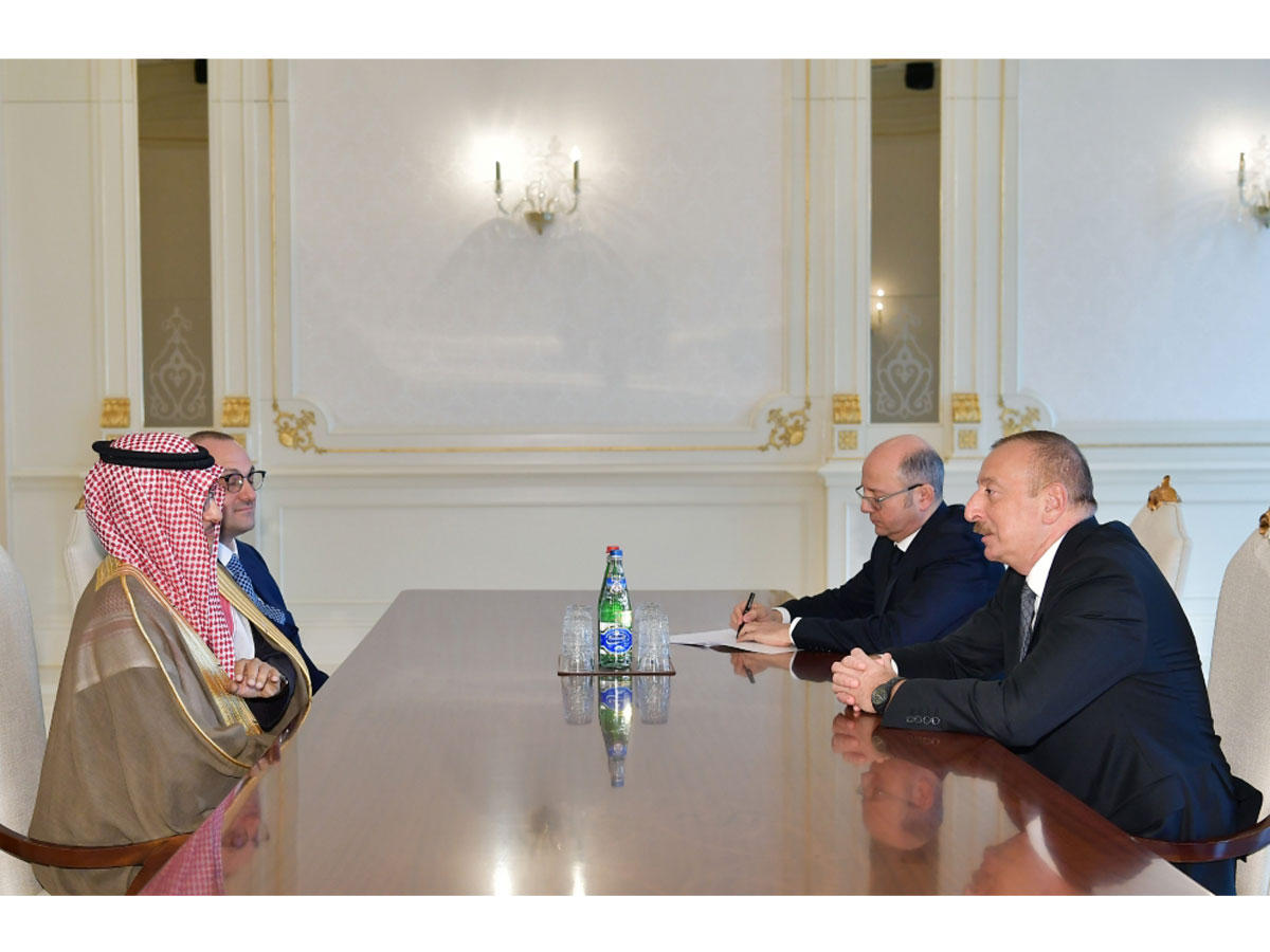 President Ilham Aliyev receives Chairman of Board of ACWA Power and Chief Executive Officer of Masdar (PHOTO)