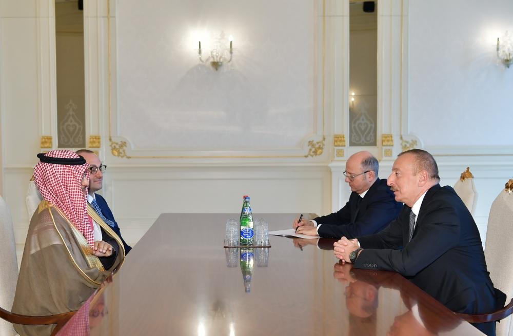 President Ilham Aliyev receives Chairman of Board of ACWA Power and Chief Executive Officer of Masdar (PHOTO)