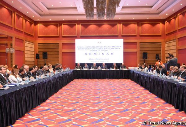 Azerbaijan CEC holds seminar for members of expert group (PHOTO)