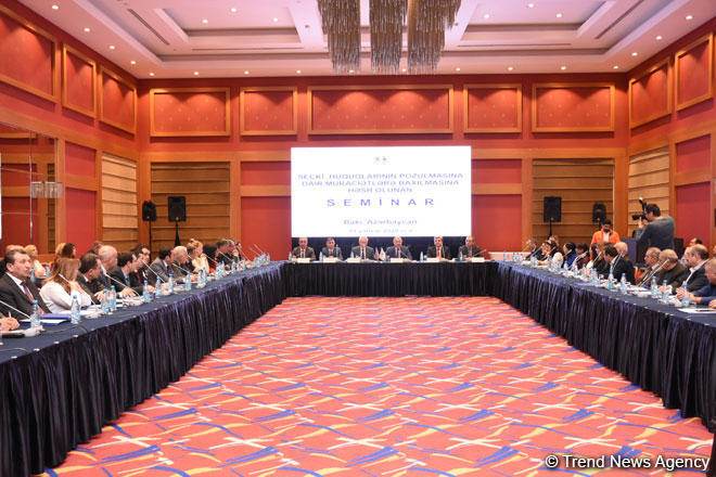 Azerbaijan CEC holds seminar for members of expert group (PHOTO)