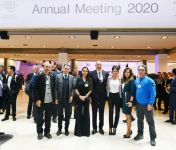 Azerbaijani president attends panel discussion on “Strategic Outlook: Eurasia” held as part of WEF (PHOTO)