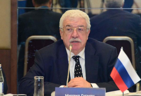 Mikhail Gusman of TASS thanks Azerbaijani President Ilham Aliyev and First Vice President Mehriban Aliyeva