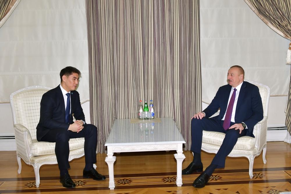 President Ilham Aliyev receives foreign minister of Kyrgyzstan