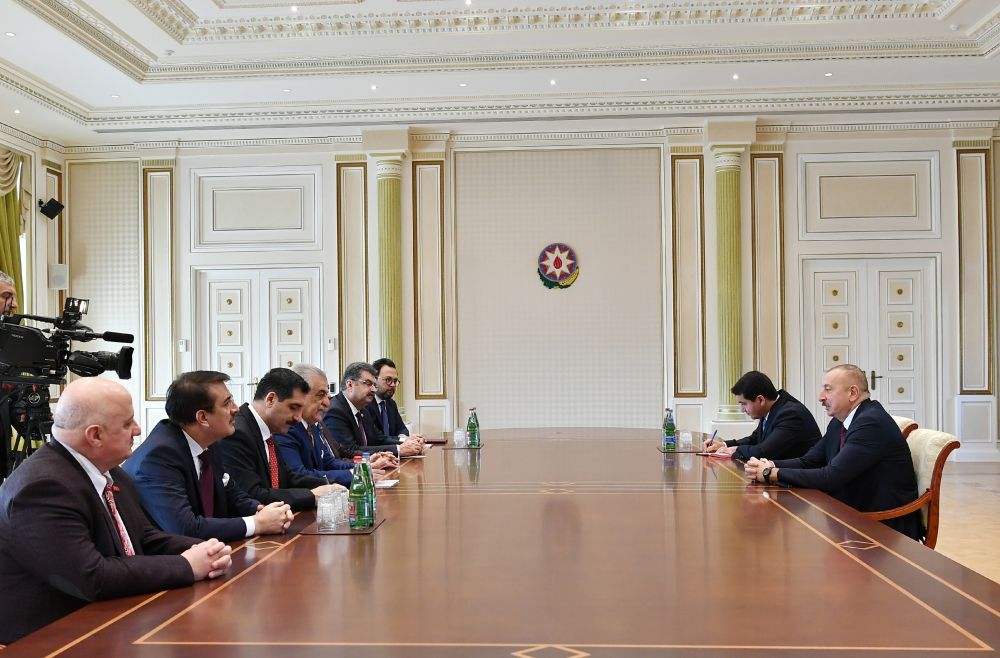 Ilham Aliyev receives delegation led by head of Turkey-Azerbaijan interparliamentary friendship group (PHOTO)