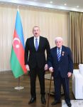 President Ilham Aliyev presents "Sharaf" Order to People’s Artist Alibaba Mammadov (PHOTO)
