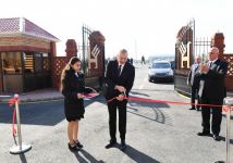 President Ilham Aliyev attends opening of Kurdamir branch of “Azerkhalcha” OJSC (PHOTO)