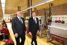 President Ilham Aliyev attends opening of Kurdamir branch of “Azerkhalcha” OJSC (PHOTO)
