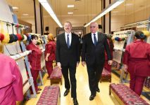 President Ilham Aliyev attends opening of Kurdamir branch of “Azerkhalcha” OJSC (PHOTO)