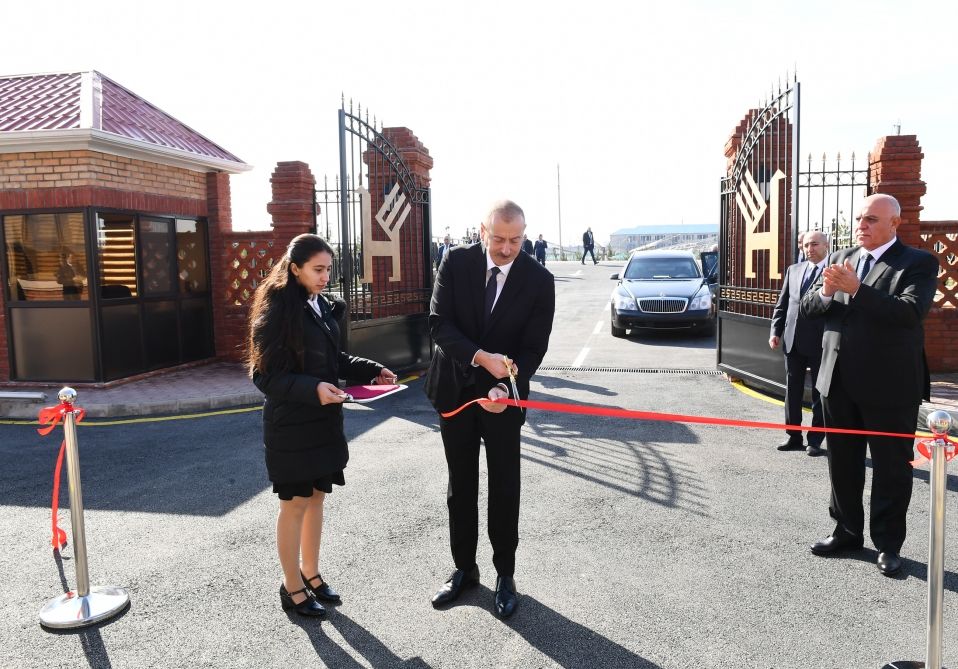 President Ilham Aliyev attends opening of Kurdamir branch of “Azerkhalcha” OJSC (PHOTO)