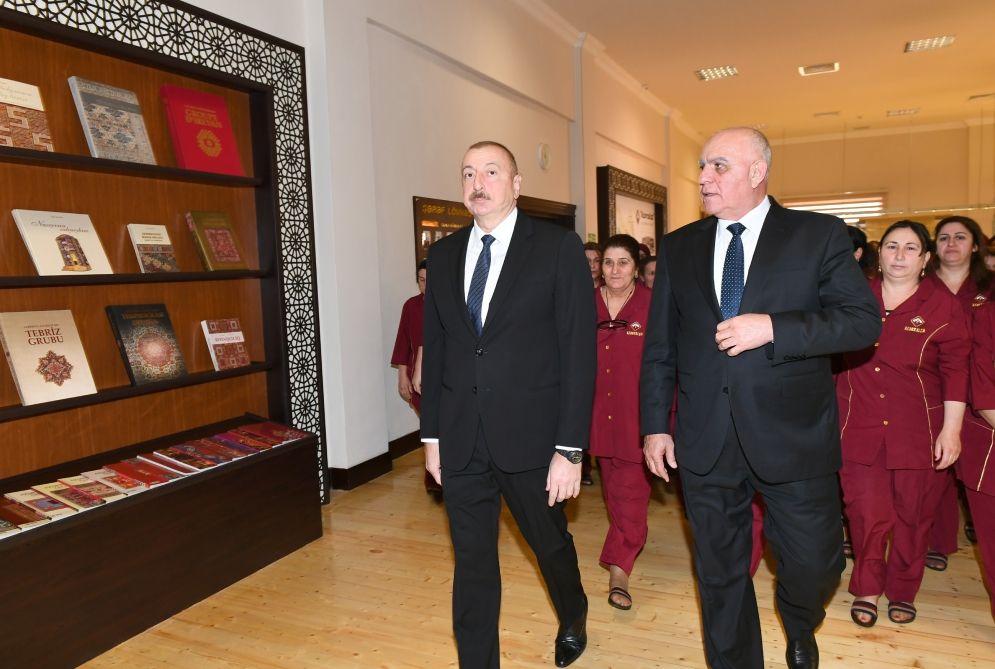 President Ilham Aliyev attends opening of Kurdamir branch of “Azerkhalcha” OJSC (PHOTO)