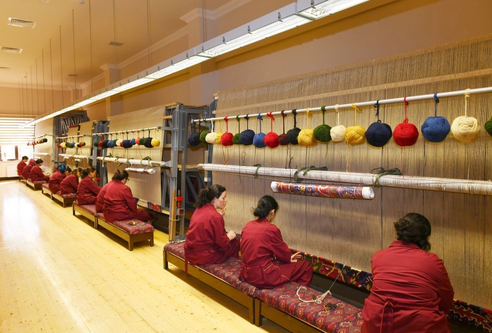President Ilham Aliyev attends opening of Kurdamir branch of “Azerkhalcha” OJSC (PHOTO)