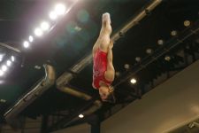 Podium training of gymnasts underway on eve of World Cup in Trampoline and Tumbling in Baku (PHOTO)