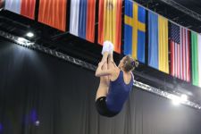 Podium training of gymnasts underway on eve of World Cup in Trampoline and Tumbling in Baku (PHOTO)