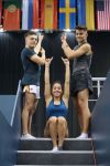Podium training of gymnasts underway on eve of World Cup in Trampoline and Tumbling in Baku (PHOTO)
