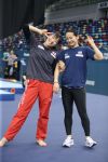 Podium training of gymnasts underway on eve of World Cup in Trampoline and Tumbling in Baku (PHOTO)