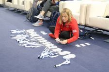 Podium training of gymnasts underway on eve of World Cup in Trampoline and Tumbling in Baku (PHOTO)