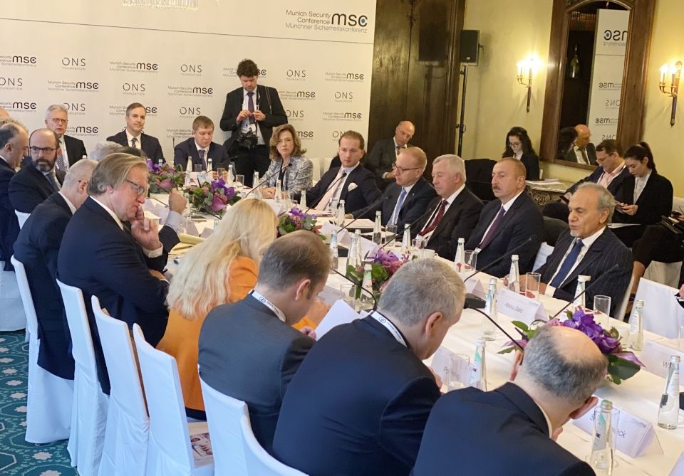 Ilham Aliyev attends Energy Security round table at Munich Security Conference (PHOTO)
