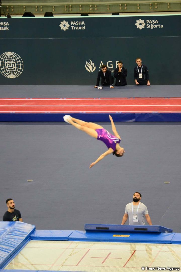 Azerbaijani gymnast Seljan Magsudova presents her program within FIG World Cup (PHOTO)