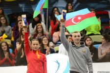 Awarding ceremony for winners of individual program at FIG World Cup in Trampoline Gymnastics & Tumbling held in Baku (PHOTO)