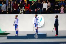 Baku hosts awarding ceremony for winners of individual tumbling program at FIG World Cup in Trampoline Gymnastics & Tumbling (PHOTO)