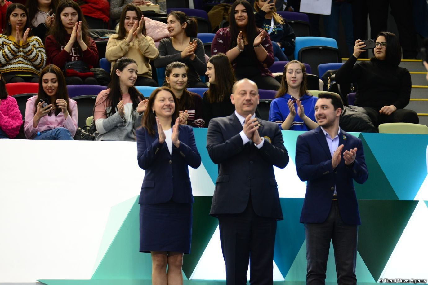 Awarding ceremony for winners of individual program at FIG World Cup in Trampoline Gymnastics & Tumbling held in Baku (PHOTO)