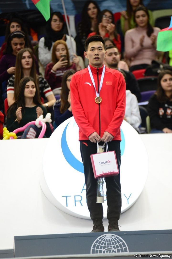 Awarding ceremony for winners of individual program at FIG World Cup in Trampoline Gymnastics & Tumbling held in Baku (PHOTO)