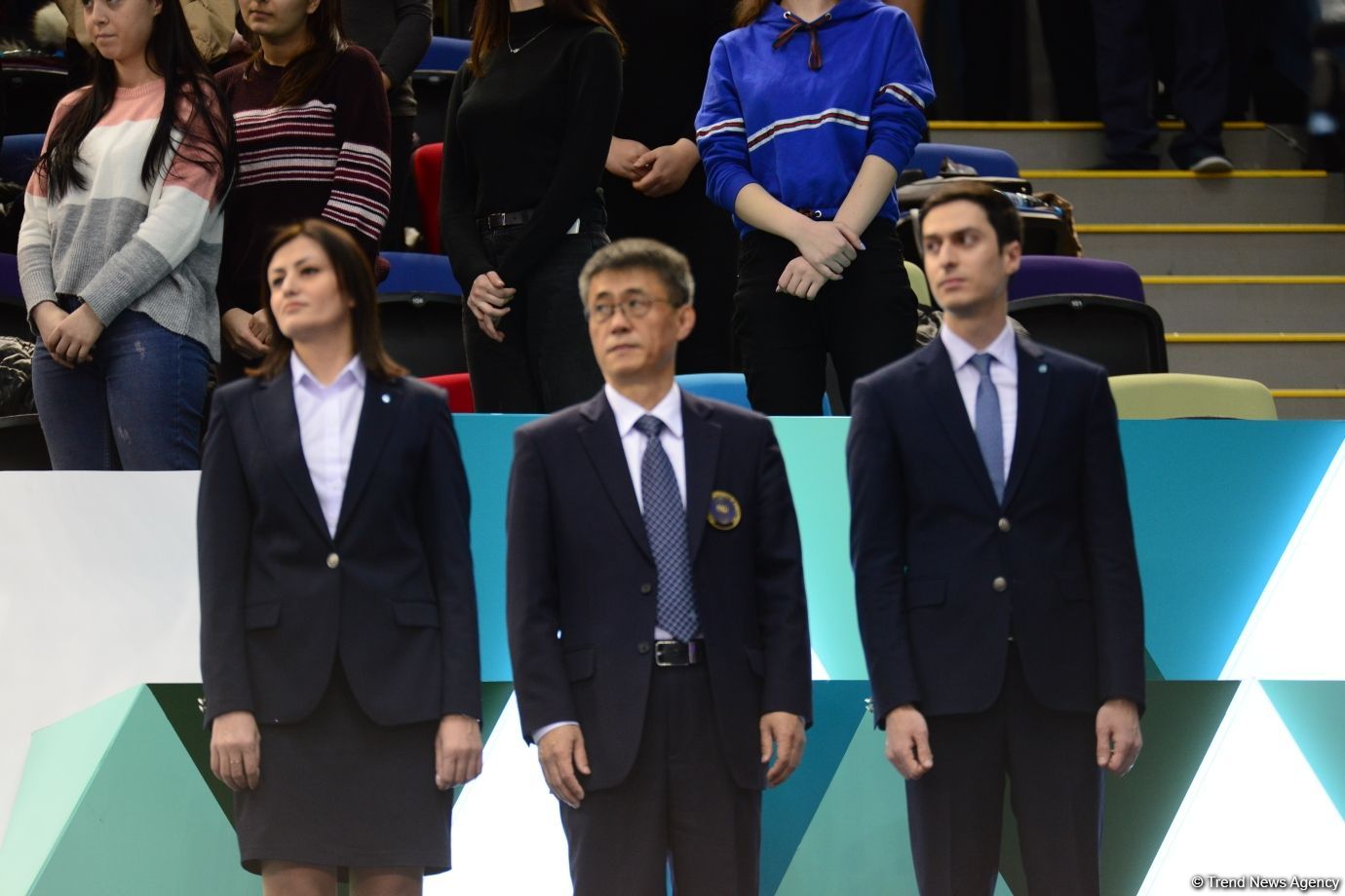 Awarding ceremony for winners of individual program at FIG World Cup in Trampoline Gymnastics & Tumbling held in Baku (PHOTO)