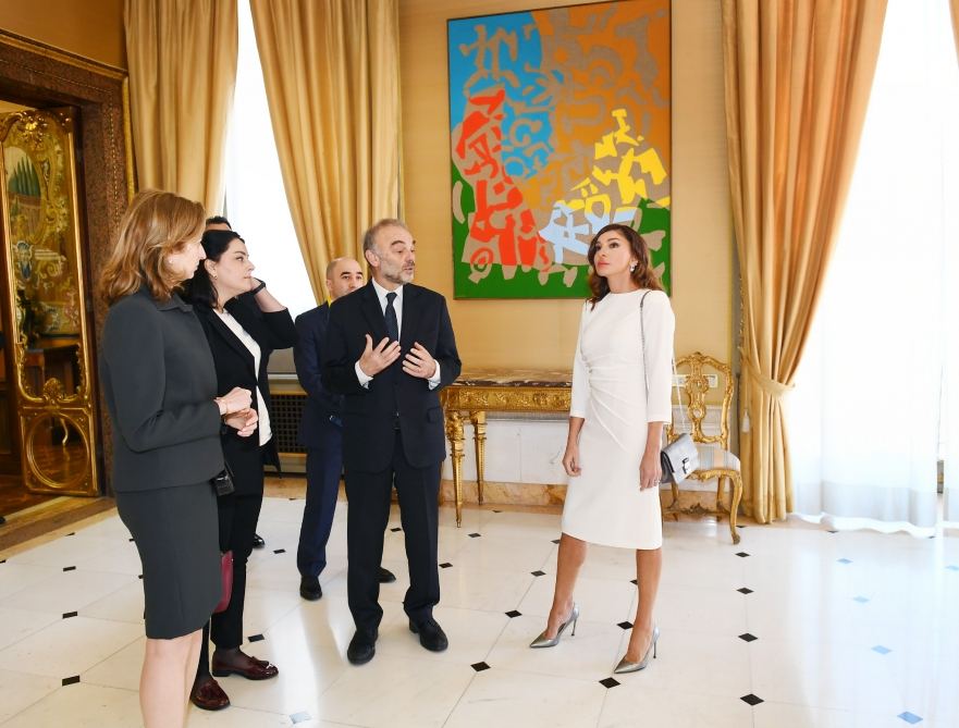 Azerbaijan's First Lady Mehriban Aliyeva views Quirinale Palace in Rome (PHOTO)