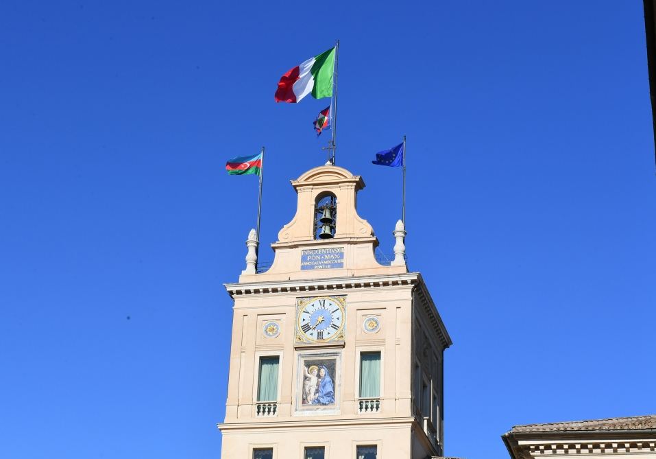 Official welcome ceremony held for Azerbaijani president in Rome (PHOTO/VIDEO)