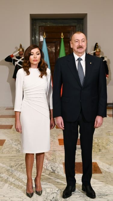 Official welcome ceremony held for Azerbaijani president in Rome (PHOTO/VIDEO)